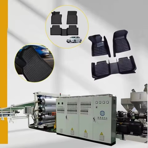Full Automatic Single-screw PLC TPE/PP/PE Car Mat Sheet Making Machine Eco-Friendly Energy-Saving All Weather High Efficiency