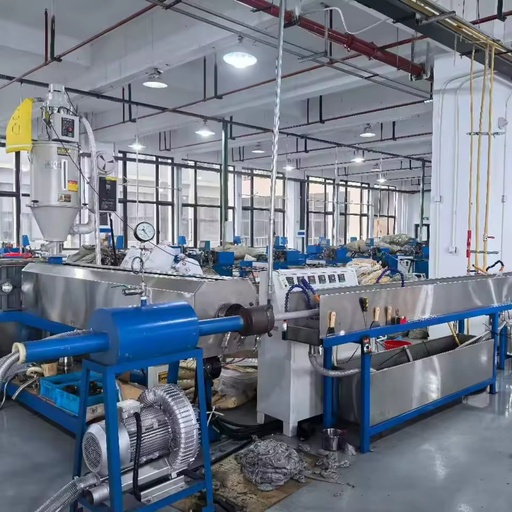 Heavy Duty Flexible Conduit Jacketing Equipment 125mm Screw Diameter PVC Conduit Extrusion Machine