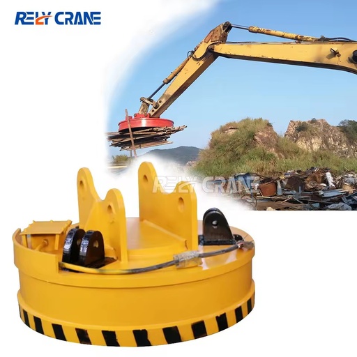 High End 2 Ton Square 2 Ton Lifting Electromagnet Foundry Handling Metal Scraps Crane Beam Overhead Suspension Magnetic Lift