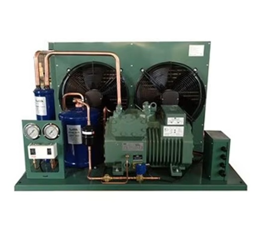 15HP Energy Saving Semi-Hermetic Refrigeration Compressor Condensing Unit with Motor 380V 11KW Cooling Capacity for Cold Rooms