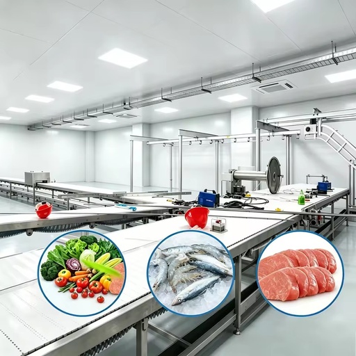 Factory Direct One Stop Slaughtering Blast Freezer Cold Storage Room for Commercial Slaughter House