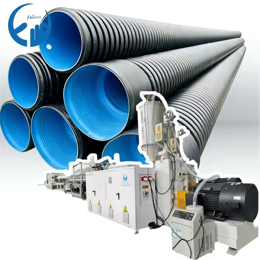 HDPE Double Wall Corrugated PE Drainage Pipe Extruder Machine DWC PE Corrugated Pipe Making Equipment