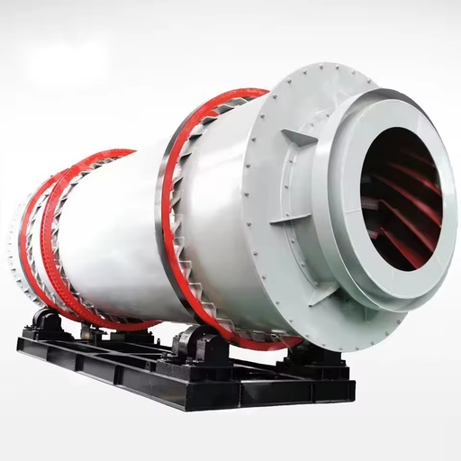 Energy-Saving Rotary Drum Dryer Large-Capacity Continuous Drying for Mineral, Ore, Silica Sand, and Gypsum Powder