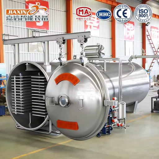 Large Capacity Stainless Steel Freeze Drying Machine Automatic Control Energy Saving High Safety for Food Processing