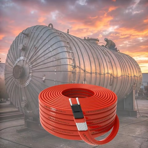 Self Regulating Heating Cable, High Temp Resistant Industrial Heat Trace for Oil Tank & Pipeline Maintenance 230V/240V/277V