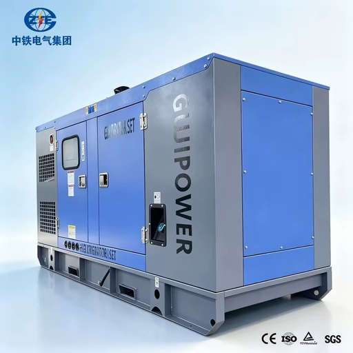 High Efficiency 60KW 100KW Diesel Generator for Small Business 1500RPM 50Hz 400V Water-Cooled ATS Auto Start 100% Silent Type
