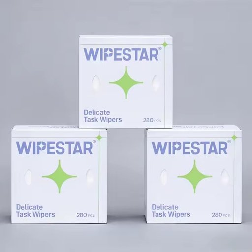 WIPESTAR Low-Dust Wiping Paper 20gsm Dry Wet Dual-Use Anti-Static Design Medical Equipment Industrial Delicate Task Wipers
