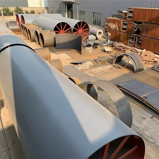 High Efficiency Horizontal Rotary Kiln Calciner Production Line with Bearing Gear Engine-Energy Saving