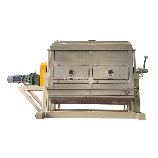 SUS304 Gas Heating Automatic Gear Viscous Material Drying Equipment Energy-Saving Powdery Processing Steam Drum Scraper Dryer