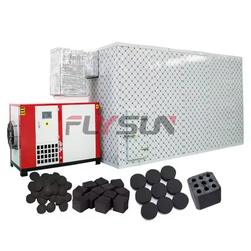 Automatic Precision Industrial Stainless Steel Heat Pump Charcoal Briquettes Drying Oven for Food Processing Hookah Carbon