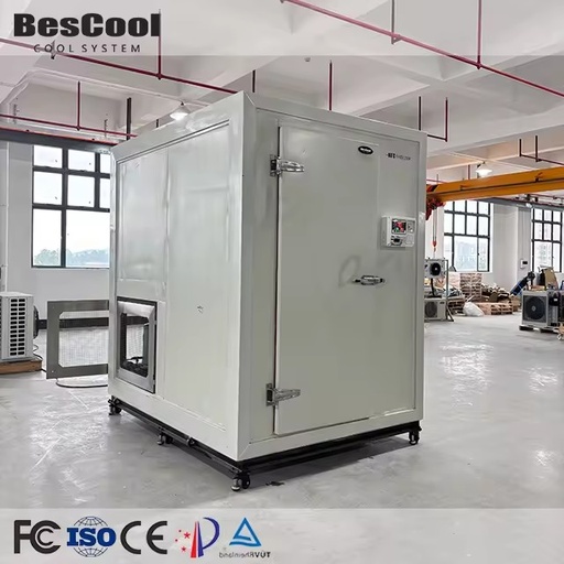 Supermarket Flower Shop Storage Display CoolRoom Hot-Sale Container Walk-In Cooler Eco-Friendly 4-Door Customizable