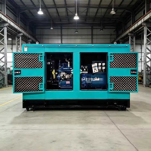 75kW Water Cooled Diesel Generator Set with Engine Pump Three-phase Four-wire High Productivity for Factory Emergency Lighting