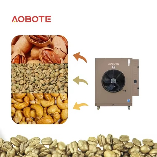 Automatic Industrial 2000kg Coffee Dryer Heat Pump Technology Competitive Price PLC for Large Scale Coffee Processing Plant