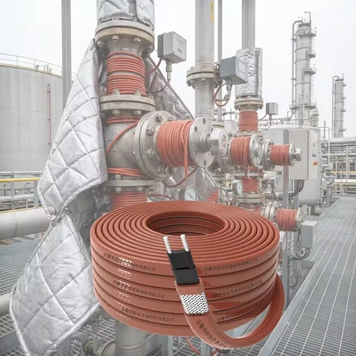Fire Pipe Freeze Protection Self Regulating Heating Cable 24V-220V Industrial Water Pipeline Heat Trace System With Controller