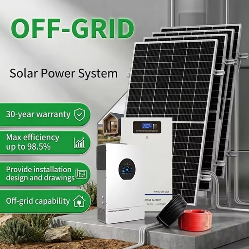 Turnkey 20000 Watt 20KW/10KW Solar Energy Station Off Grid Electricity Generation One Stop Service Photovoltaic Modules Rack