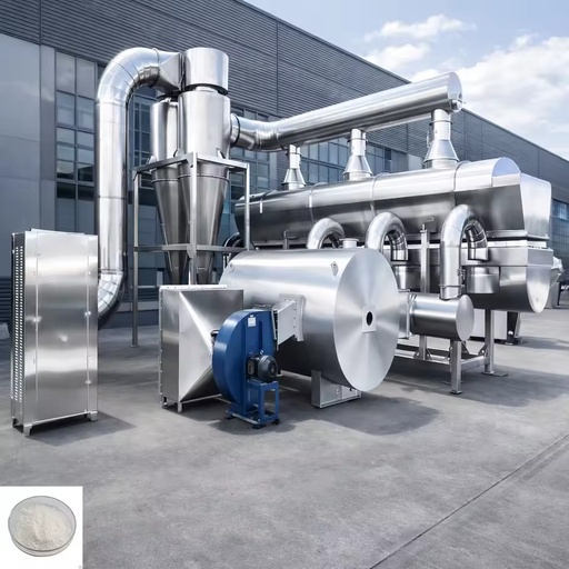 Energy Saving Industrial Fluid Bed Dryer with Vibration Function