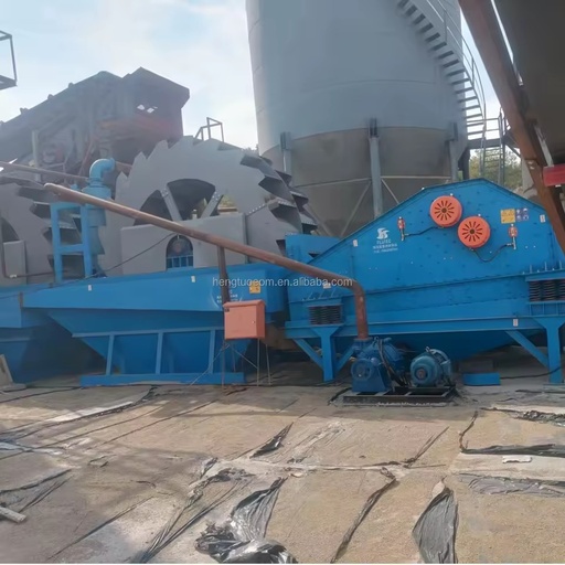 Integrated Sand Washer with Screen and Hydrocyclone Bucket Dredger Featuring Core Motor and Gear Components