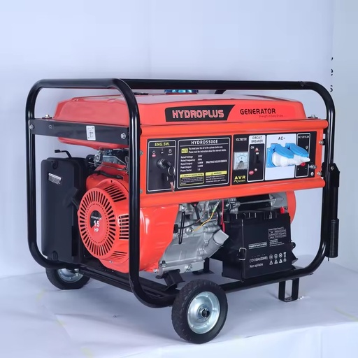HYDROPLUS INTERNATIONAL 5500W 4 STROKE GASOLINE GENERATOR 15HP 400V 50/60Hz PORTABLE ELECTRIC/RECOIL START MULTIPLE USE MPPT
