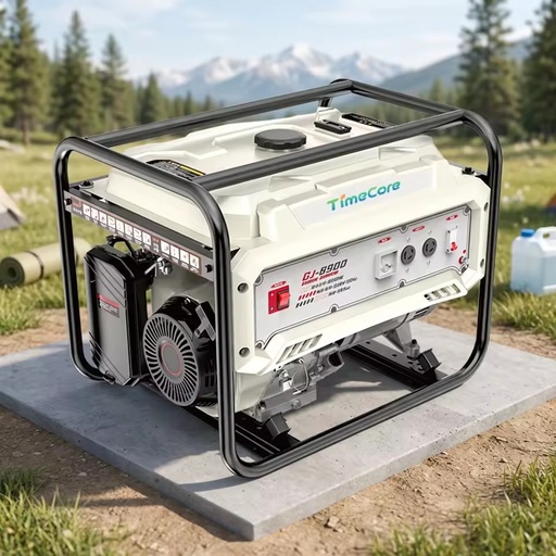 8900 Open Frame Gasoline Generator 7kW Portable Power Generator for Outdoor and Construction Use