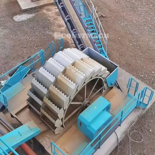 Efficient XSD Wheel Bucket Sand Washer with Gear Core Components 100t/h Capacity for Gravel Cleaning Solution