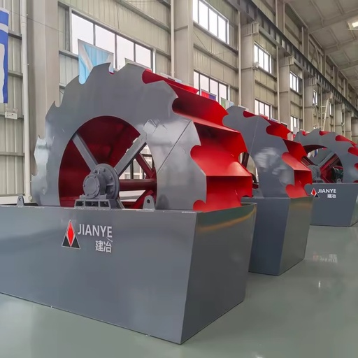 Wheel Type Sand Washer 20-150T/H ≤10mm Feed Size, Fully Hydraulic Sand Washing Machine for Machine-Made Sand