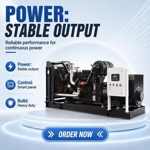 300kVA Weichai Diesel Generator Open Type 240kw Industrial Standby Power Generation with Economic Fuel Consumption