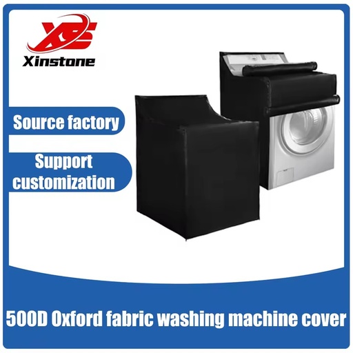 Source Factory Polyester Washing Machine Cover Heavy Duty Waterproof UV Resistant Front Loading Washer Cover Outdoor Balcony