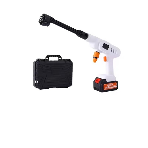 Portable Wireless High-pressure Water Pump Lithium Battery Charging Car Wash Machine Spray Gun Electric Household Tool