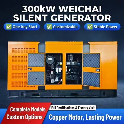 Silent Weichai Generator 300kw 400kw Weichai Generator Set diesel Generator With Ats Diesel Generator Open Weichai Generator