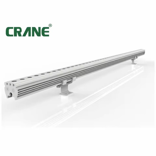 High Quality IP65 Aluminum Architectural RGB 24W 24V Outdoor LED Wall Washer Strip Linear Light for Building Facade up Lighting
