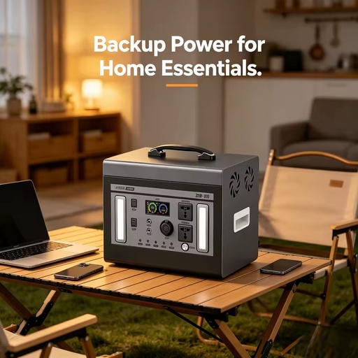 All-in-one 3000Wh Portable Power Station 800W Solar Generator LiFePO4 3500 Cycles with 10W Wireless Charger for Camping Home Use