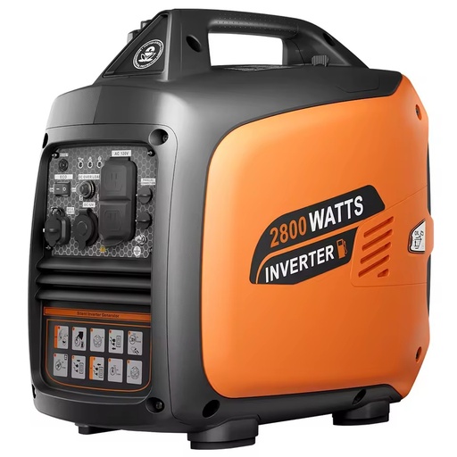 2800W Inverter Generator 120V 60Hz 4-Stroke Gasoline Portable for RV Boat Use