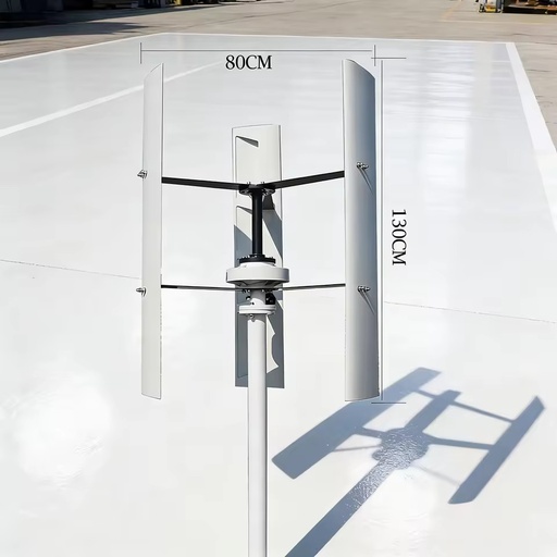 1000W Vertical Axis Wind Generator, 12V/24V/ Magnetic Levitation Wind Turbine with 3 Blades & Controller, for Outdoor Garden Use