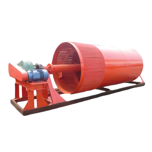 High Quality Drum Stone Washer Wheel Sand Washer with Gear 40-150t/h Capacity 15kw AC Motor 10-13r/min Screw Speed