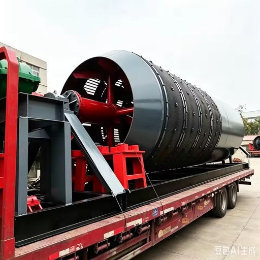 Duty Gear-Driven Mineral Ore Drum Stone Washing Machine AC Motor 15kw 10-13r/min Screw Speed 40-150t/h Capacity
