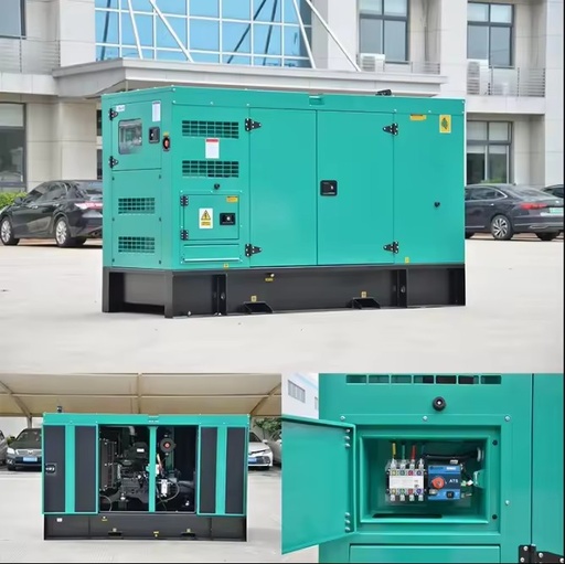 100kW-500kW Silent Type Auto Start Open Frame Gas Generator 380V 50Hz Backup System