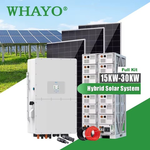 Solar Power Generation System 20KW 25KW 30KW 50KW 80KW Hybrid Solar Energy System for Commercial Power Supply