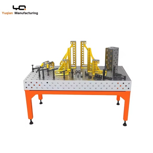 Magnetic 3D Welding Platform with Cast Iron Surface and Laser-Engraved Grid New Condition