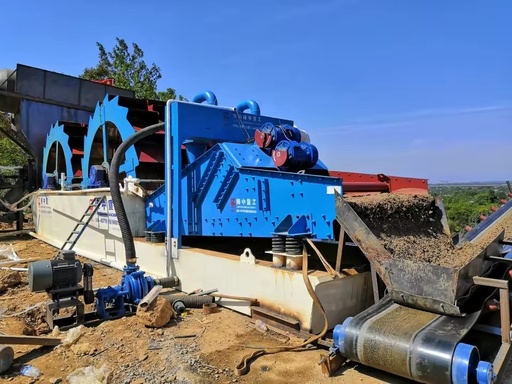 Reasonable Structure Rock Sand Cleaning Machine Sand Washer with AC Motor 20-180T/H Capacity 220v 380v
