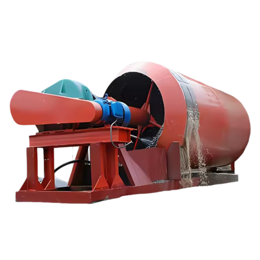 Best Price Large Size Drum Stone Washing Machine with AC Motor and Gear for Clay Ore Washer 40-150t/h Capacity