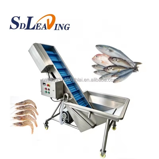 Automatic Seafood Washing Machine Industrial Fish and Shrimp Washing Machine Commercial Seafood Cleaning Equipment
