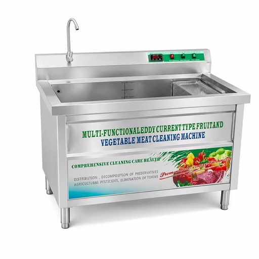 Food Processing Vegetable Washing Machine Vortex Bubble Washer for Potato Carrot Lettuce Cabbage Factory Supplier