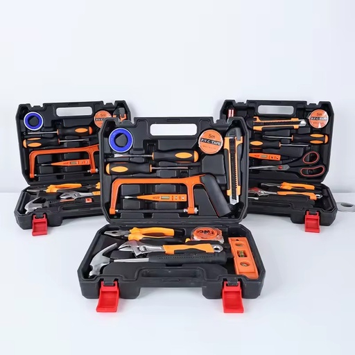 Automotive Maintenance Emergency Hardware Toolbox Home Universal Wrench Tool Set Gift DIY Hard Box Plastic Manual Tool Set