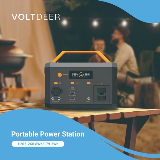 LiFePO4 Battery Off-Grid Solar Generator Power Station for Camping RV Traveling