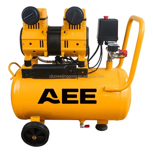 Manufacturers Best Selling High Pressure Ac Power Electric 50l Oil Free Pump Air Compressor for Tires Nail Gun