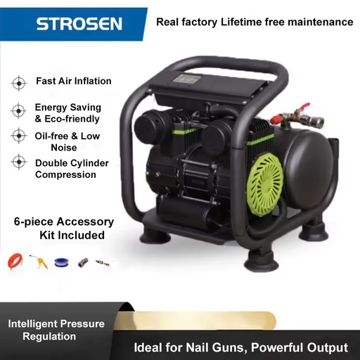 Smart Nail Gun - Specialized for Woodworking Steel Nails - 220V Household High-Pressure Compact Portable Air Pump