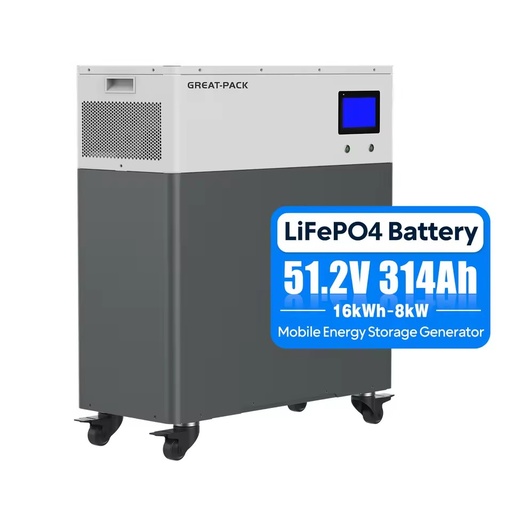 16kWh 10-20kW Output Floor Standing Portable Power Station 314Ah Lithium-ion Battery Solar Generator for Outdoor Camping Home