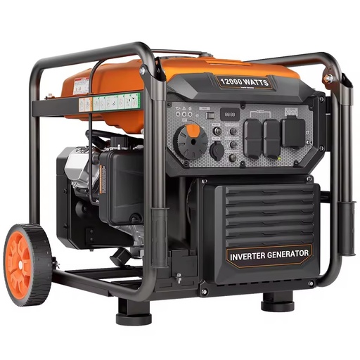 Portable 9000W Gasoline Inverter Generator 4-Stroke Engine 25L Fuel Tank 120V 60Hz Electric Start Residential Use