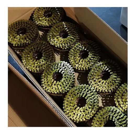 Factory 15 Degree Collated Coil Nails Pallet Pneumatic Nailer Use Coil Nails Wire Nails