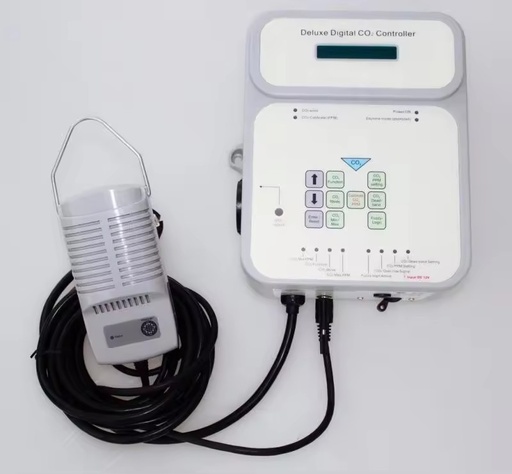Greenhouse Accessories Natural Gas CO2 Generator & Controller with CO2 Sensor Carbon Dioxide for Plants Hydroponic Control